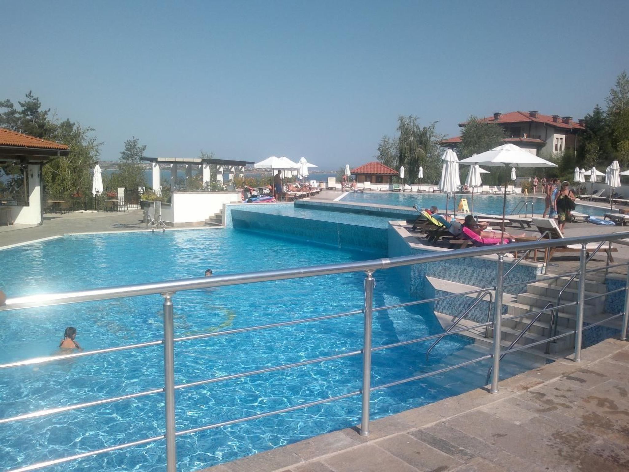 Una piscina climatizada