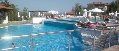 Una piscina climatizada