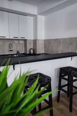 Fridge, cookware/dishes/utensils - "Stefea Apartment" by Interhome (Ohrid)