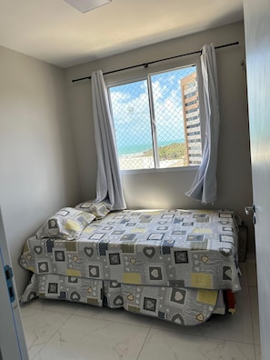 Apartamento família, varanda, vista para o mar | Wi-Fi de cortesia