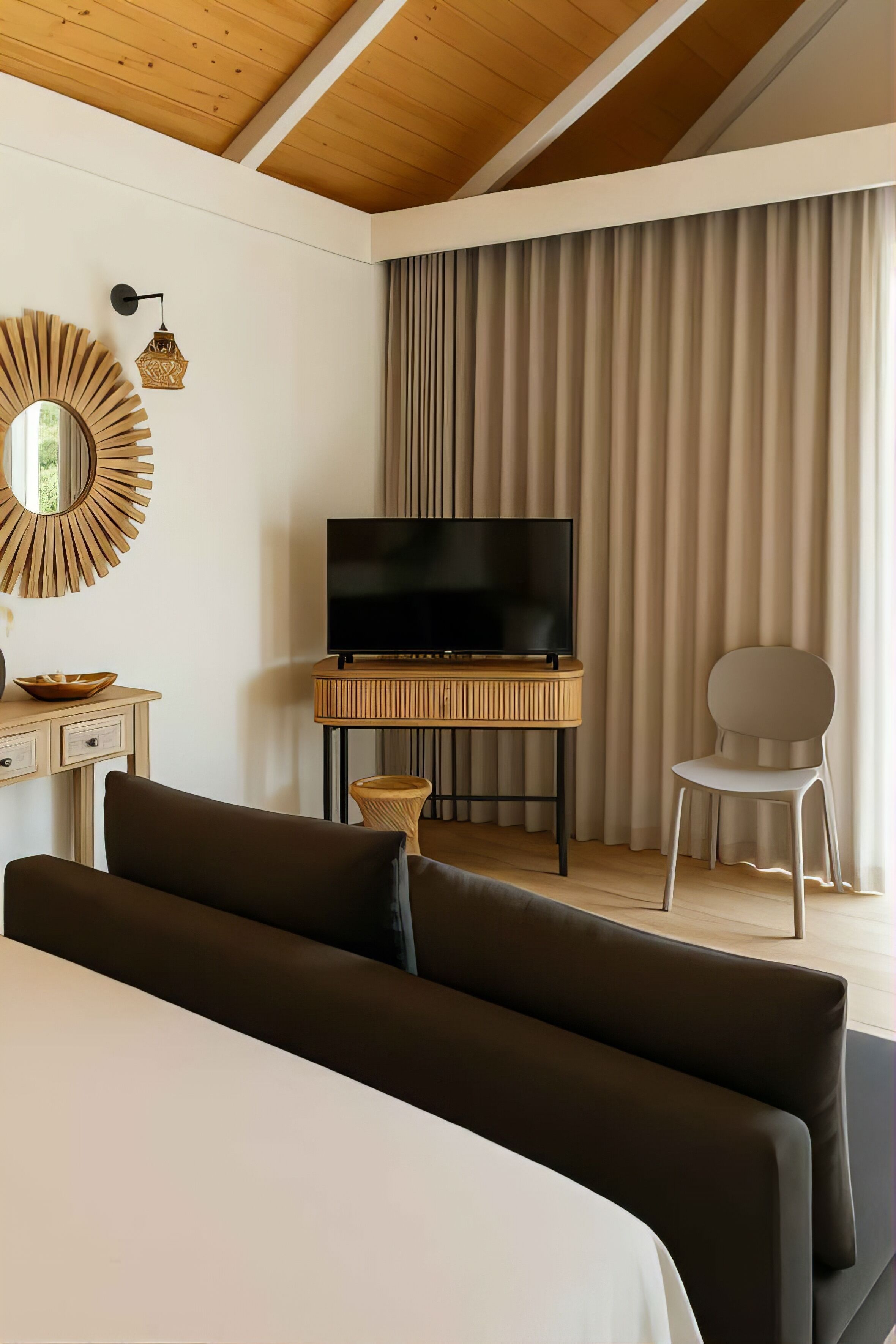 Bungalow Confort, vue jardin | Coin séjour