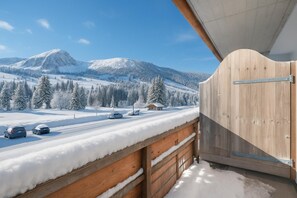 Blick von der Unterkunft