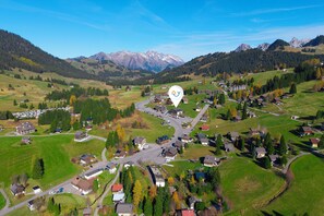 منظر من الجو على ارتفاع عالٍ