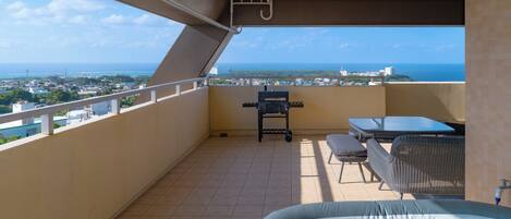 Leilighet – elite, balkong, havutsikt | Terrasse/patio