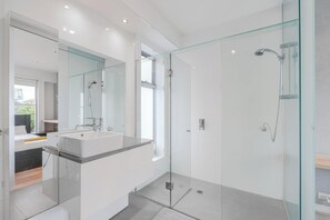 Shower, hair dryer