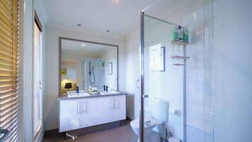Shower, hair dryer