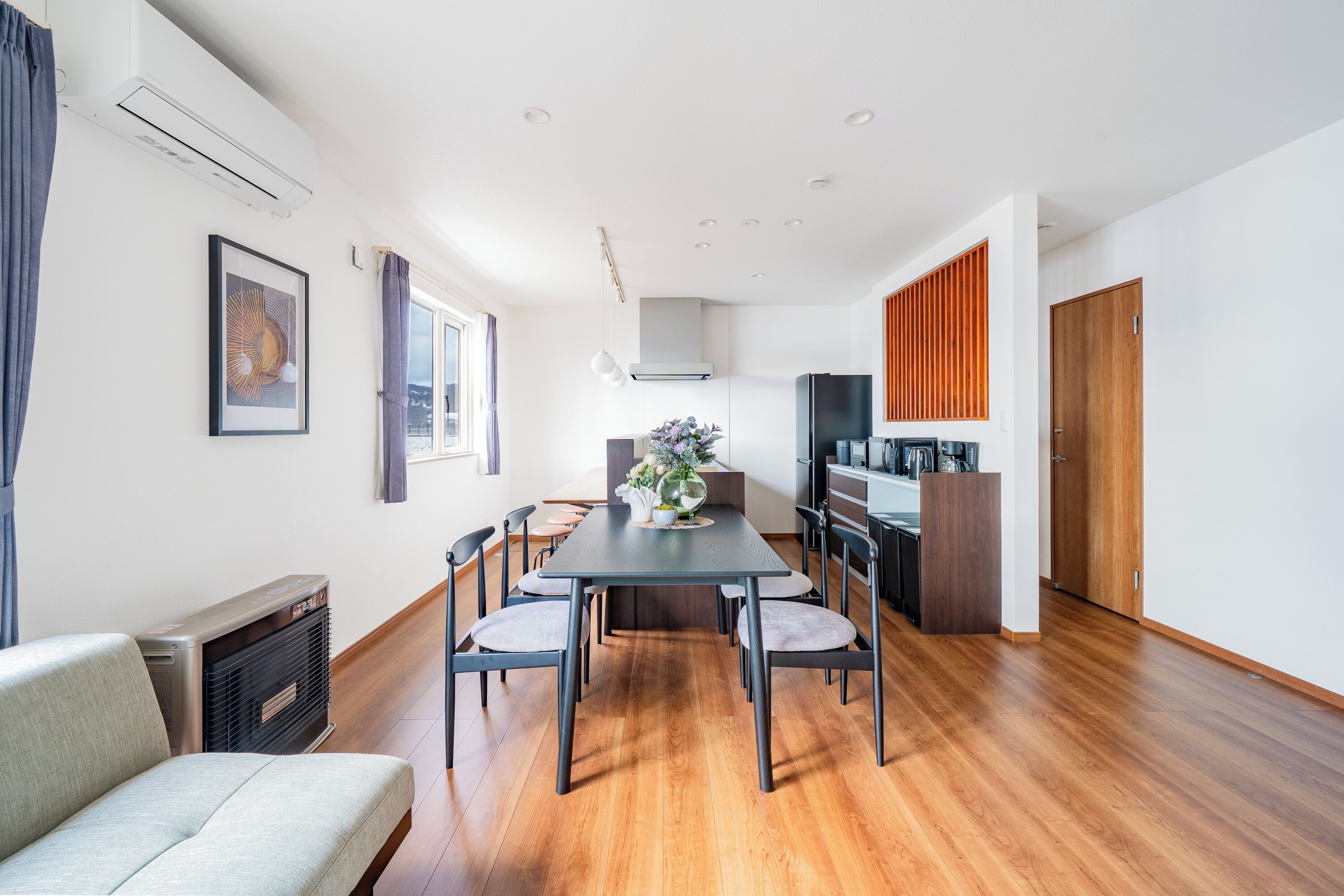 55-inch flat-screen TV with digital channels