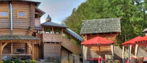 Overnattingsstedets uteområder