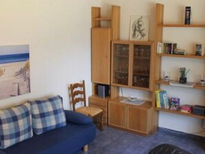 Una chimenea, un reproductor de DVD