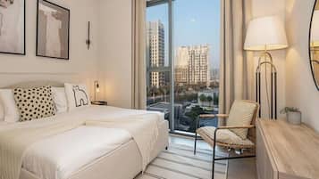 Apartment, Balcony, City View | Iron/ironing board, free WiFi