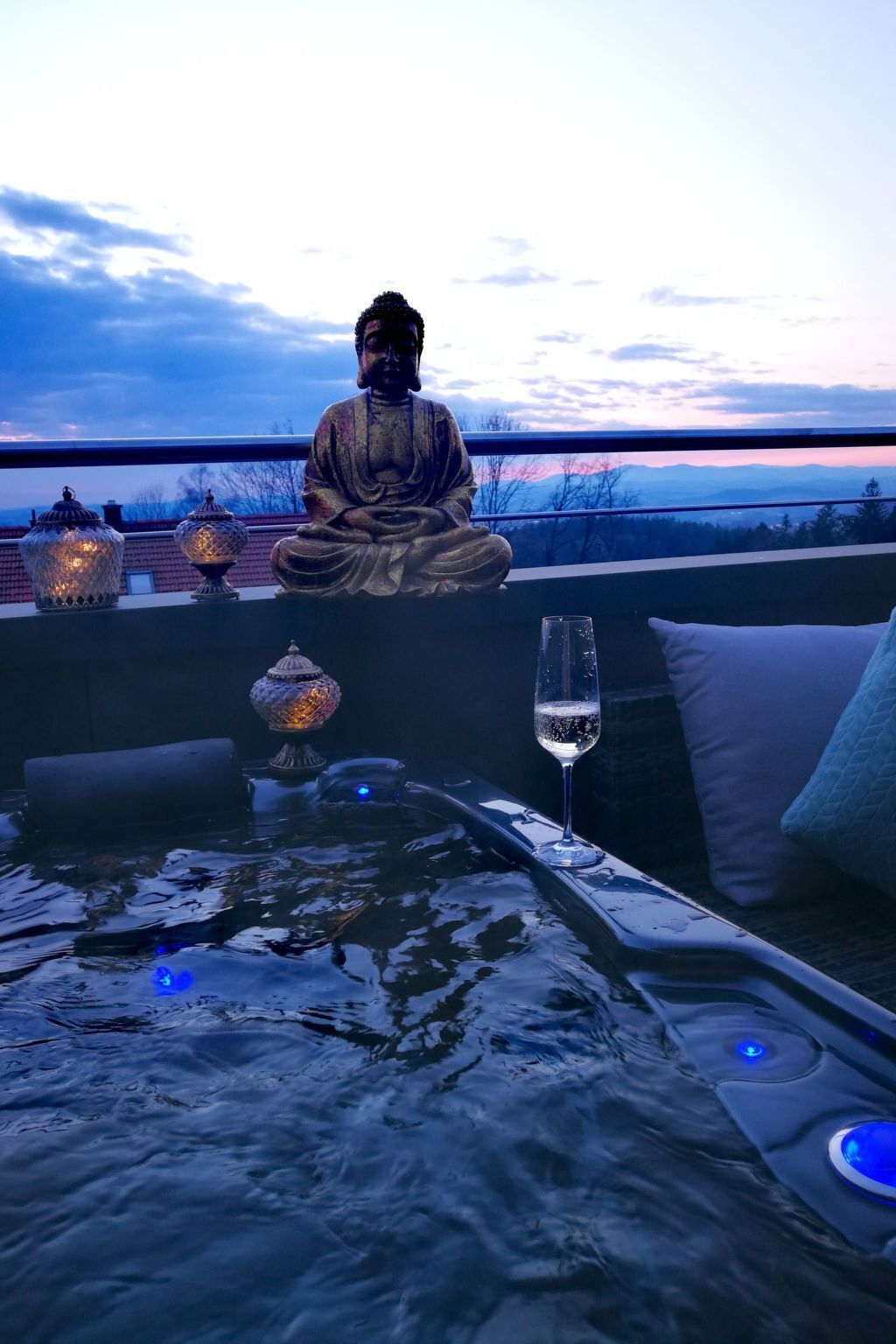 Baignoire à remous extérieure