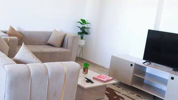 Apartamento, 2 habitaciones, accesible para personas con discapacidad, fumadores | Sala de estar