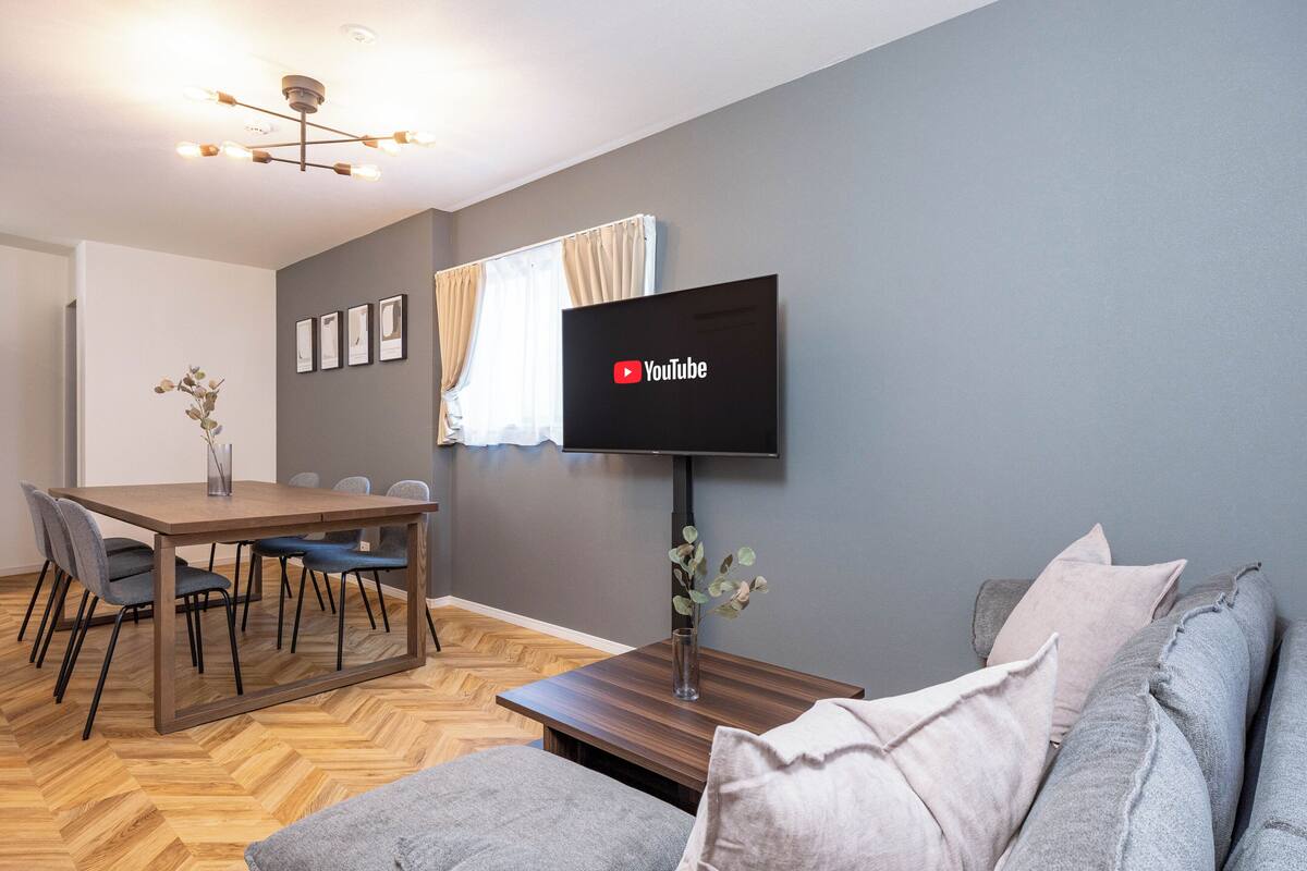 อพาร์ทเมนท์, 3 ห้องนอน, ปลอดบุหรี่, ห้องครัว | บริเวณนั่งเล่น