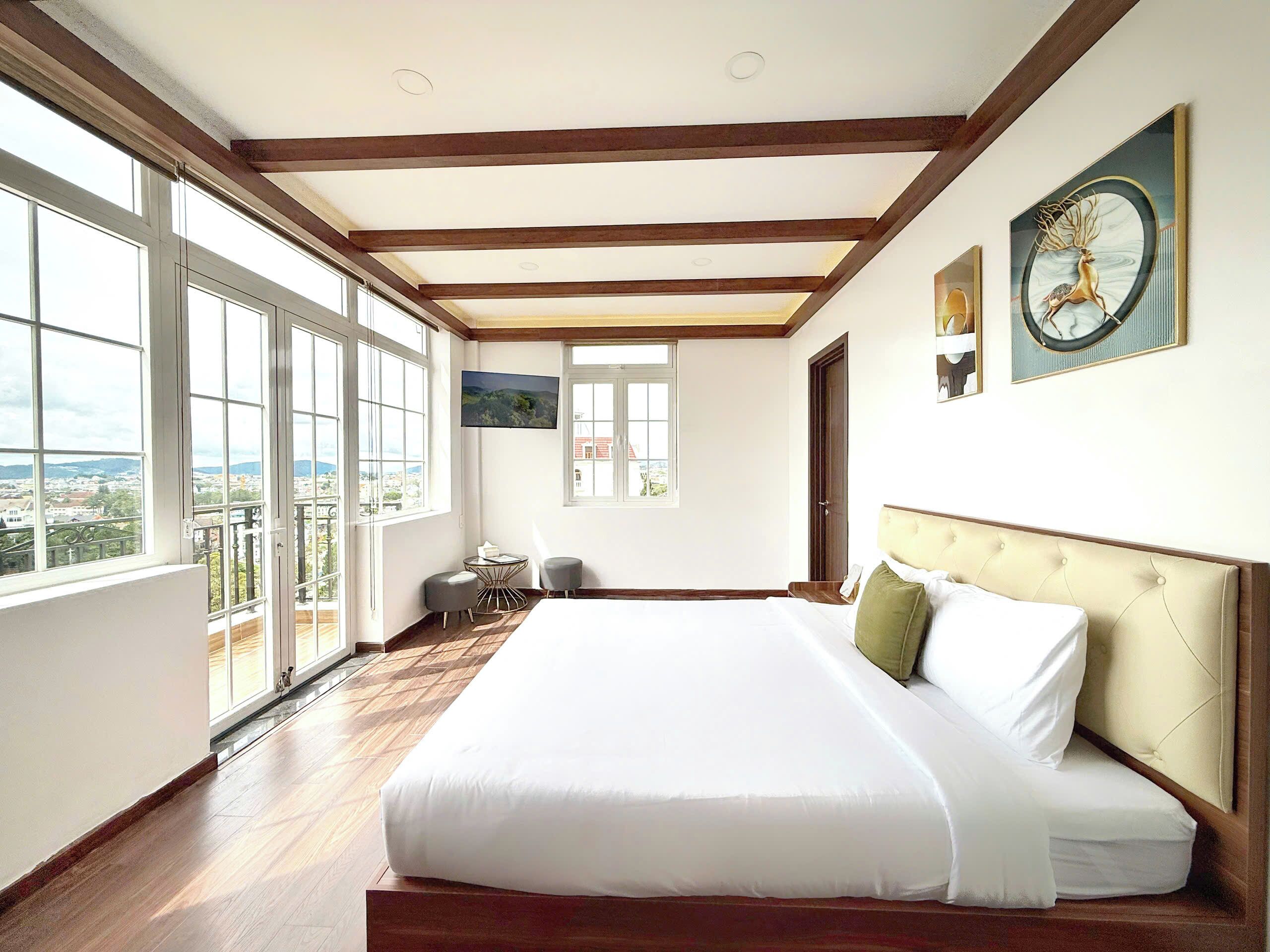 Premium-dobbeltværelse - balkon | Gratis Wi-Fi