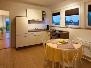 Fridge, microwave, oven, cookware/dishes/utensils - Blickweite by Interhome (Hessisch Oldendorf)