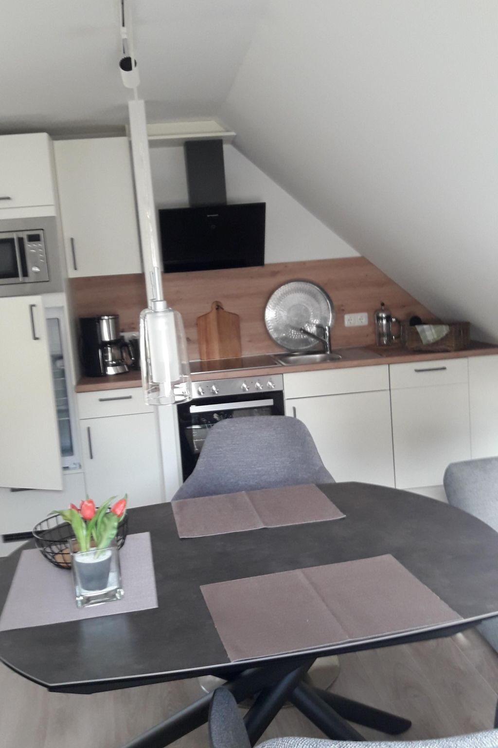 Kühlschrank, Mikrowelle, Ofen, Geschirrspüler