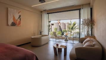 Chambre Double Sénior, patio, vue montagne | Vue de la chambre