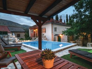 Terrace/patio - "Villa Tiho" by Interhome (Srinjine)