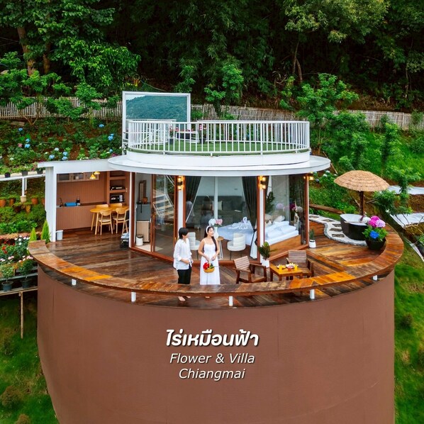 Fassade der Unterkunft