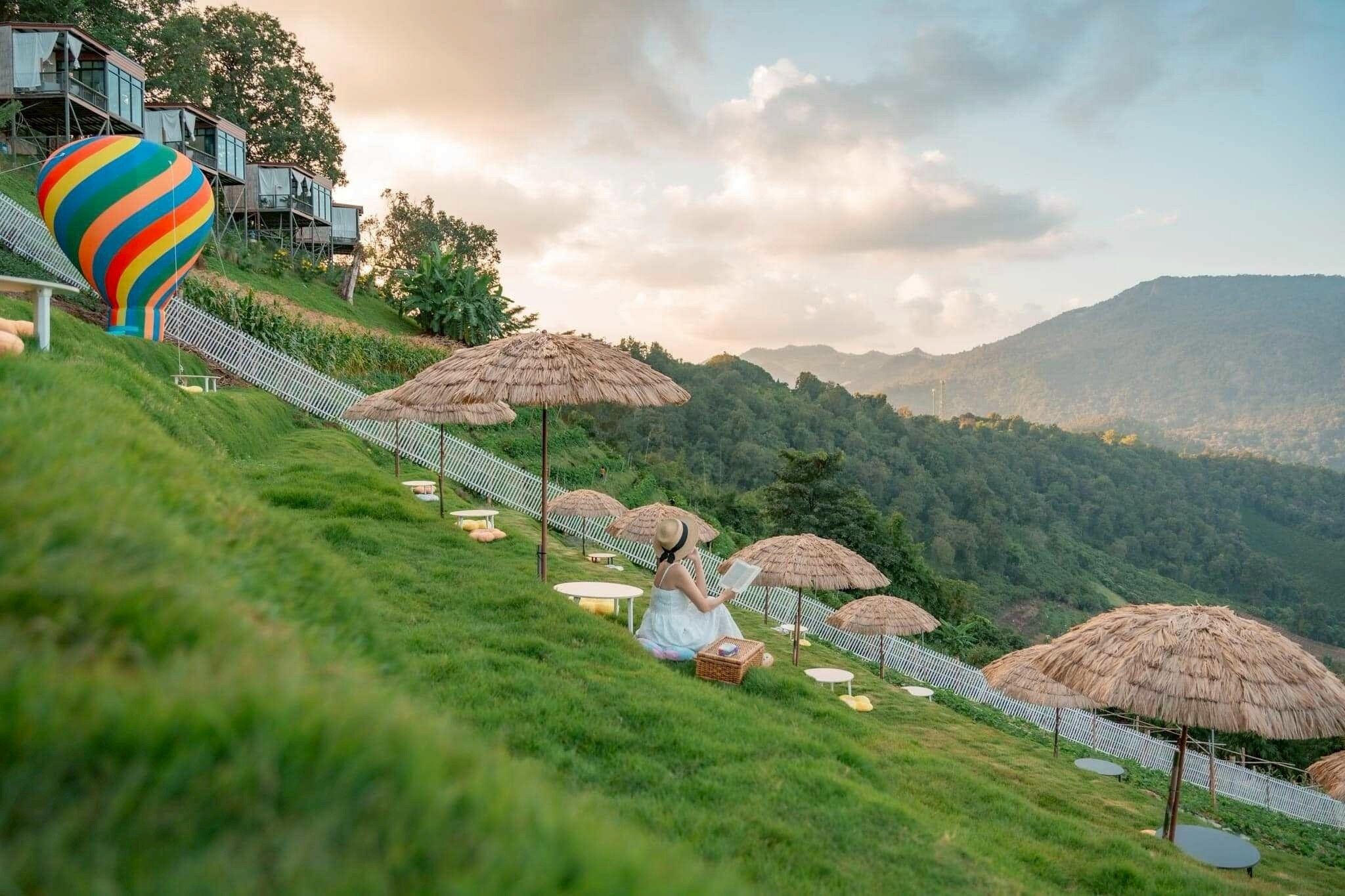 Blick von der Unterkunft