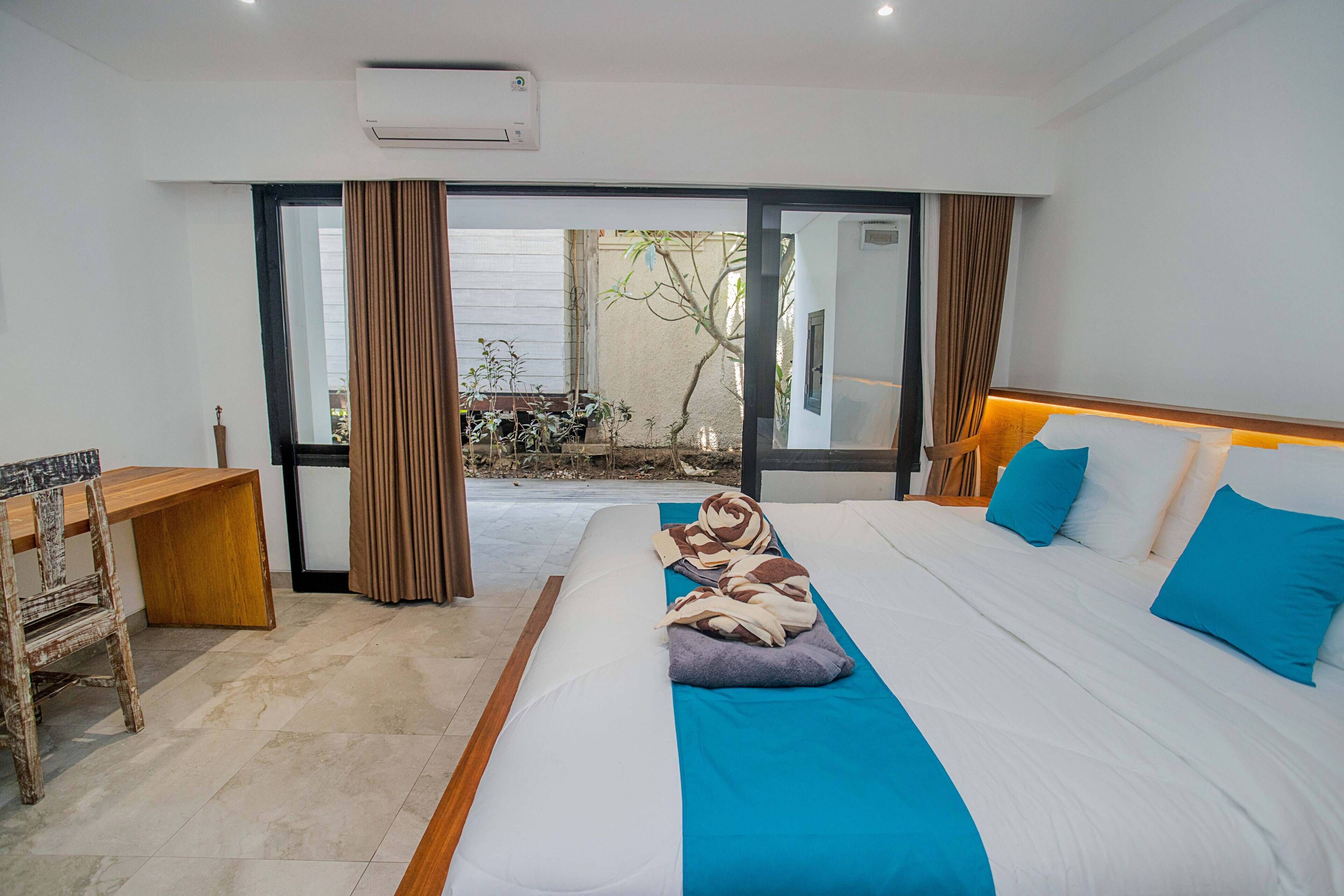 Standard-Doppelzimmer, Balkon | Schreibtisch, kostenloses WLAN