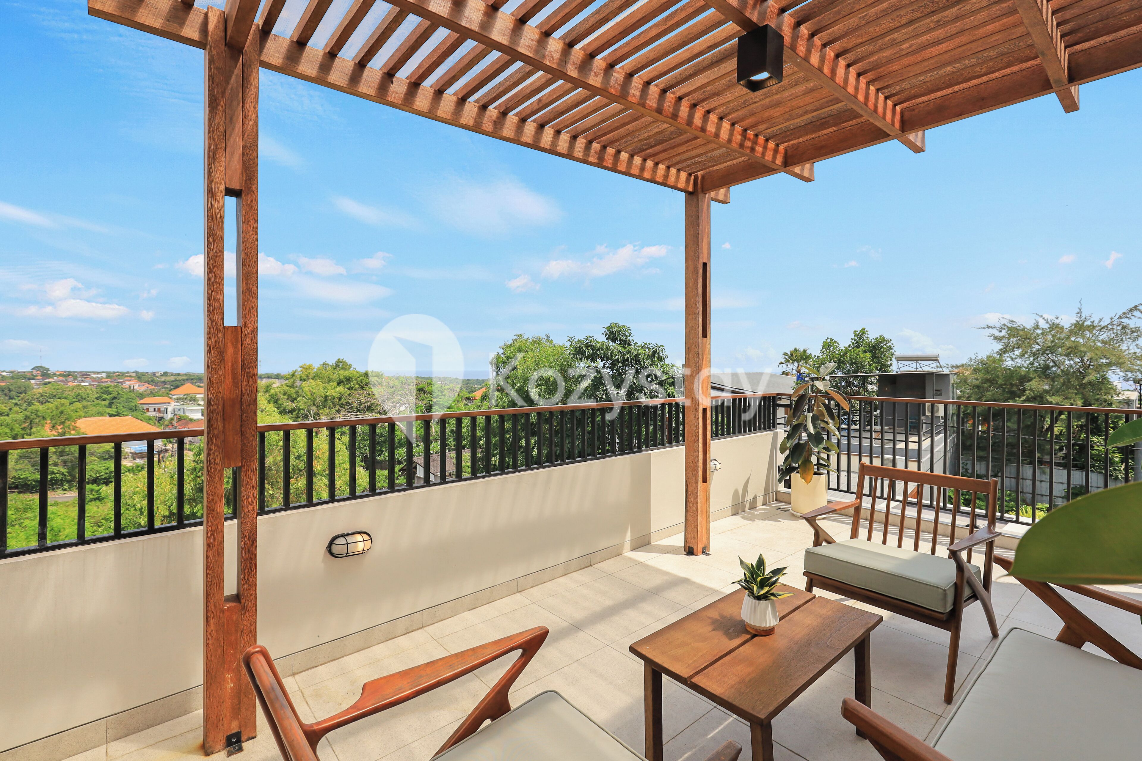 Villa, 3 Bedrooms, Pool View | Balkoni