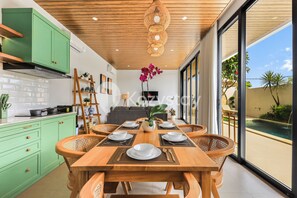 Villa, 3 Bedrooms, Pool View | Dining room - Darani Villa by Kozystay - Ungasan (Ungasan)