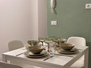 Dining - Two-room apartment with AC Pedestrian Historic Center Bergamo (Bergamo)