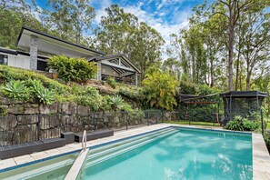 Pool - Breathtaking Valley Retreat with Private Pool and Nature Views (Tallebudgera Valley)
