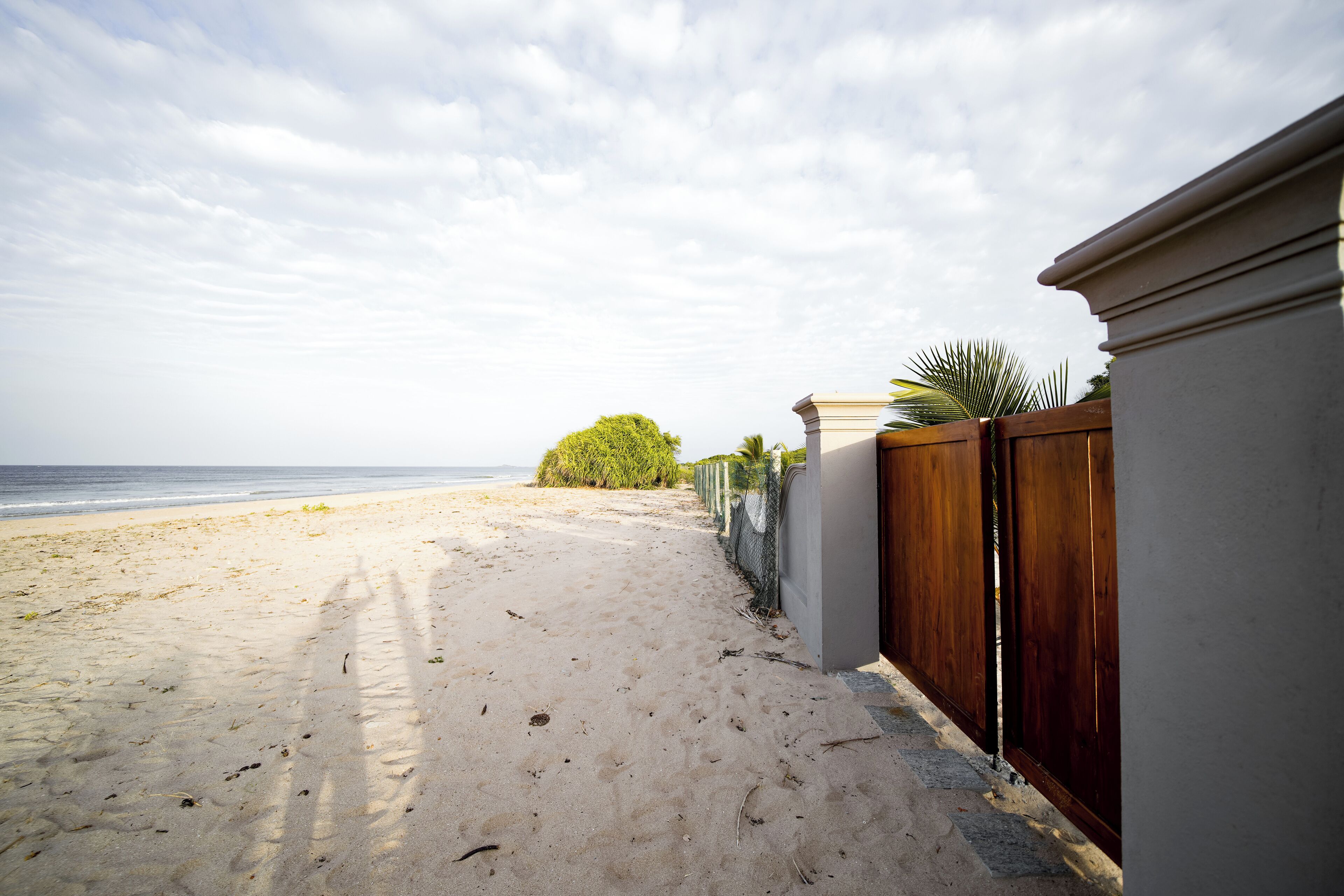Vue sur la plage/l’océan