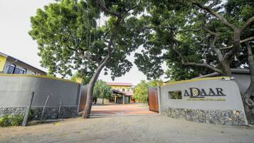 Voorkant van accommodatie