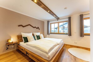 1 sovrum och sängkläder