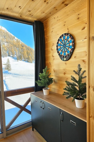 Studio loggia, 4 pers, vue montagne