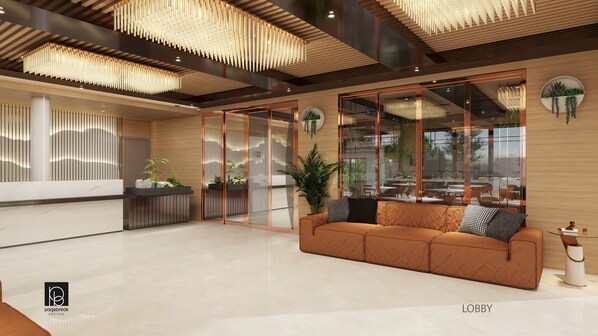 Sala de estar en el lobby