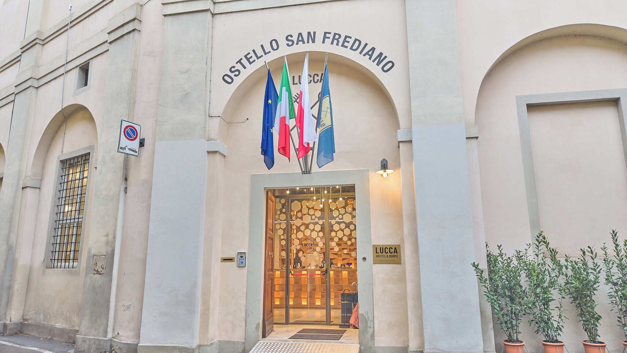 Fassade der Unterkunft