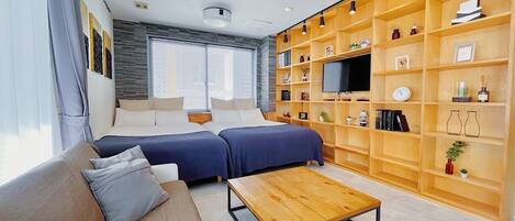 Habitación familiar | Wifi gratis y ropa de cama