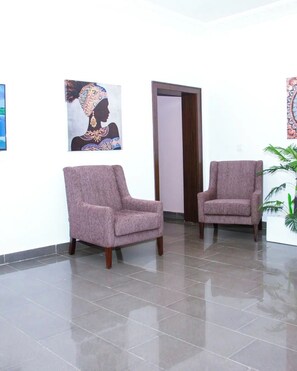 Lobby sitting area - Carolina Apartment (Abuja)
