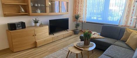 Smart-TV, DVD-Player, Stereoanlage