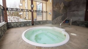 Indoor spa tub - Fernie - Timberline Lodges Spruce #236 (Fernie)