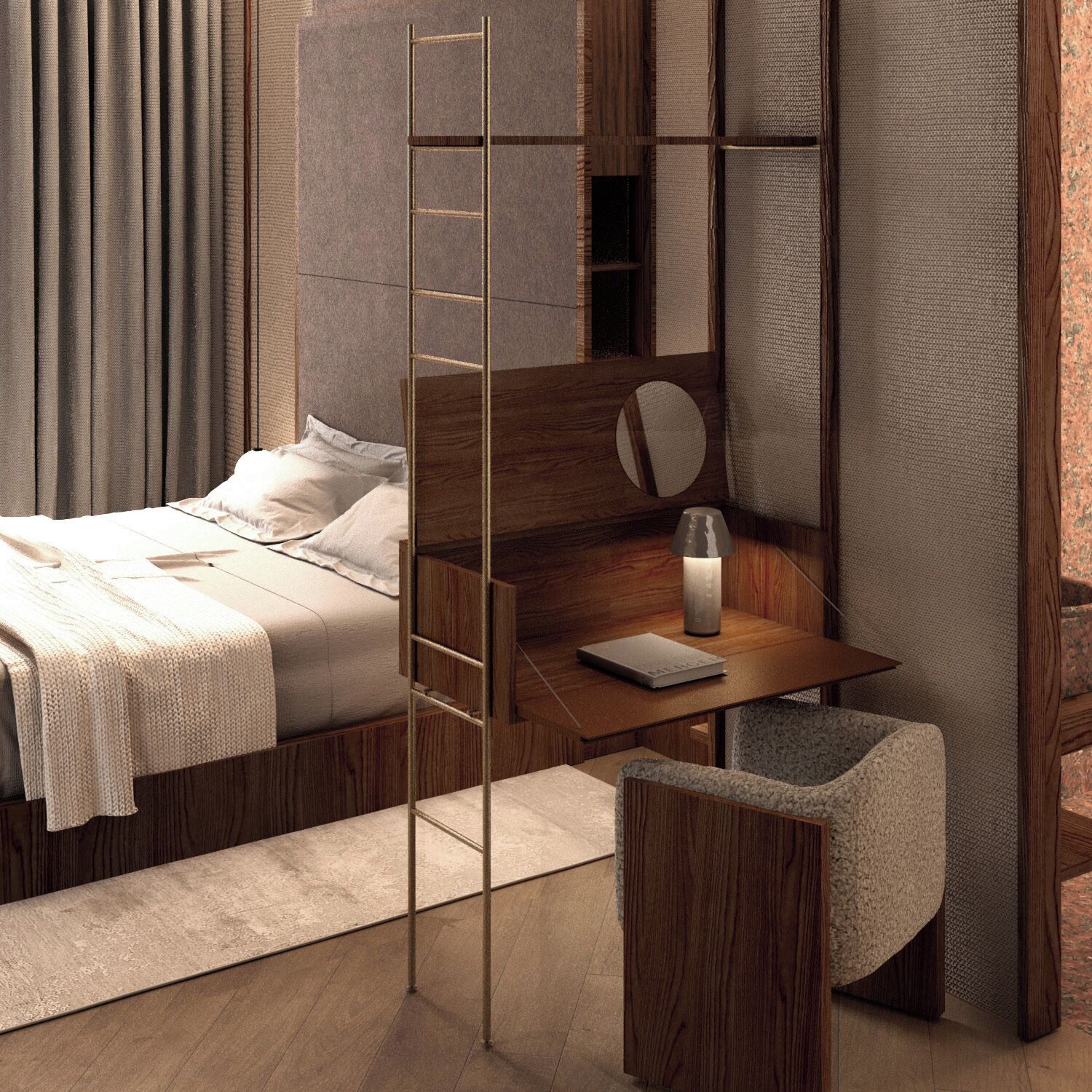 Grand Triple Room | In-room safe, desk, laptop workspace, blackout drapes