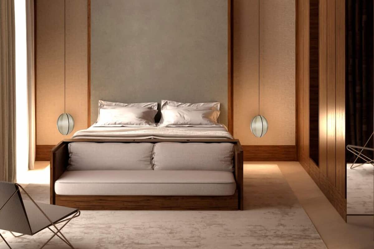 Roupas de cama premium, frigobar, cofres nos quartos, escrivaninha