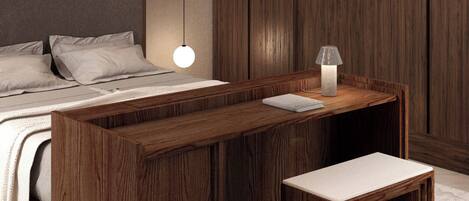 Literie de qualité, minibar, coffre-fort, bureau