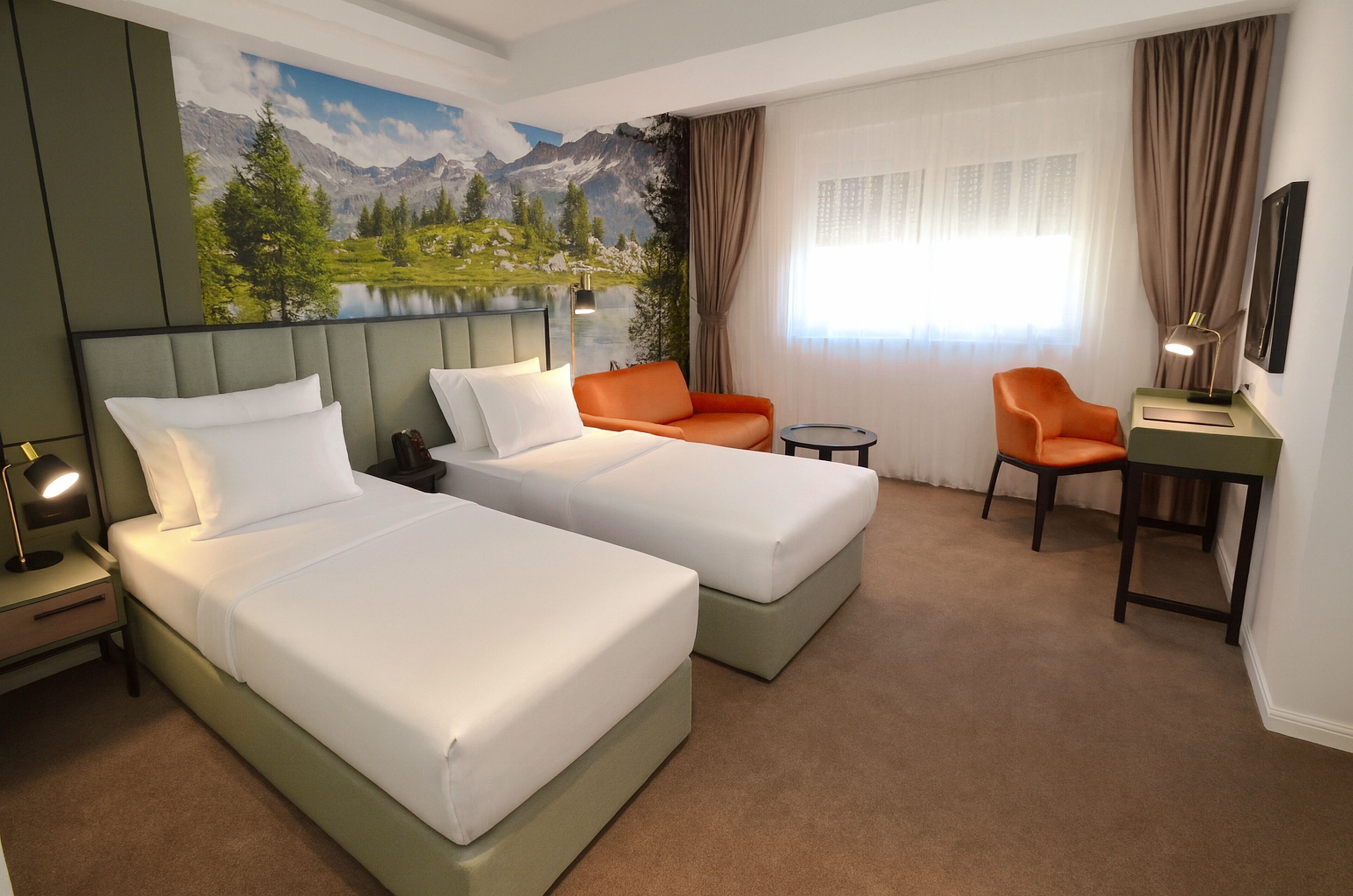 Superior Double Room, City View | Egyptian cotton sheets, premium bedding, minibar, in-room safe