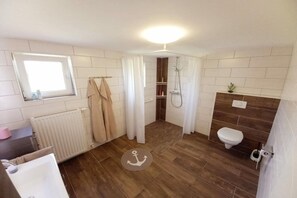Een douche, een haardroger