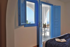 Luxury-Dreibettzimmer, Meerblick | Ausblick vom Zimmer