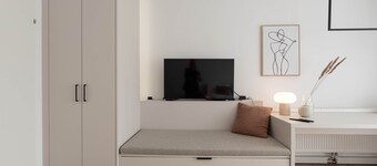 Stylish living studio in attractive thermal spa region