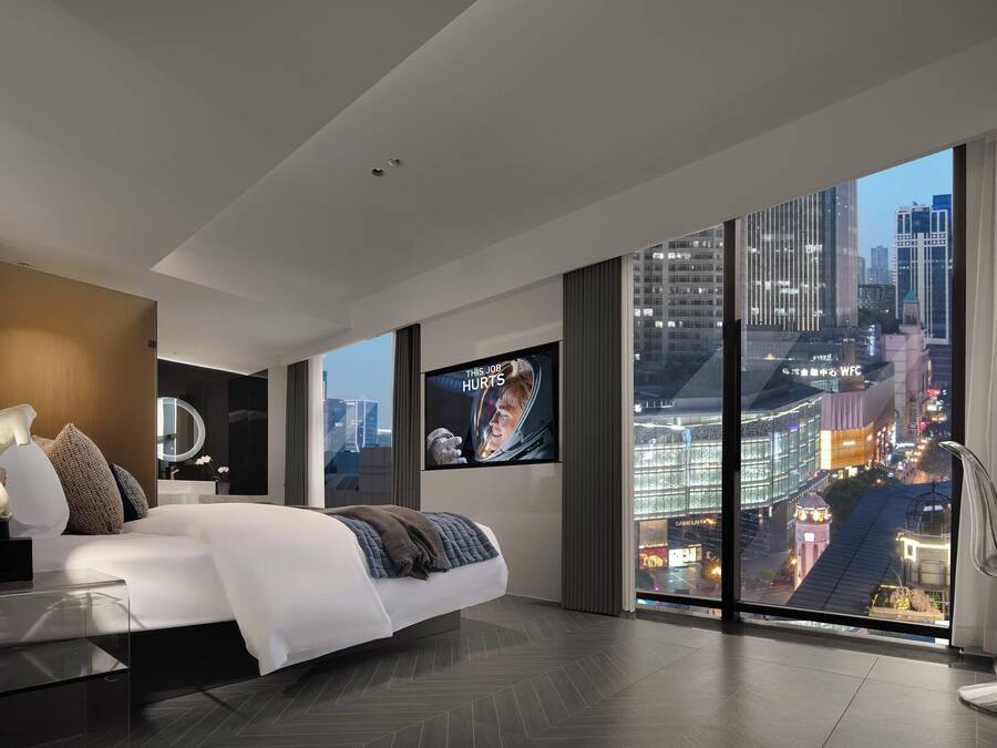 Quarto casal romântico, vista para a cidade | Vista para a cidade