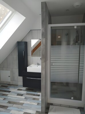 Shower, hair dryer - Gite Patureau d'en Haut – Near Beauval Zoo and Loire Castles (Gièvres)