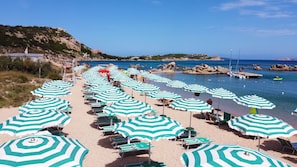 Private beach