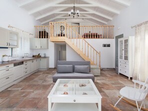 Fireplace, DVD player - Haus in Arkadii mit Innenbalkon by Interhome (Agios Leon)